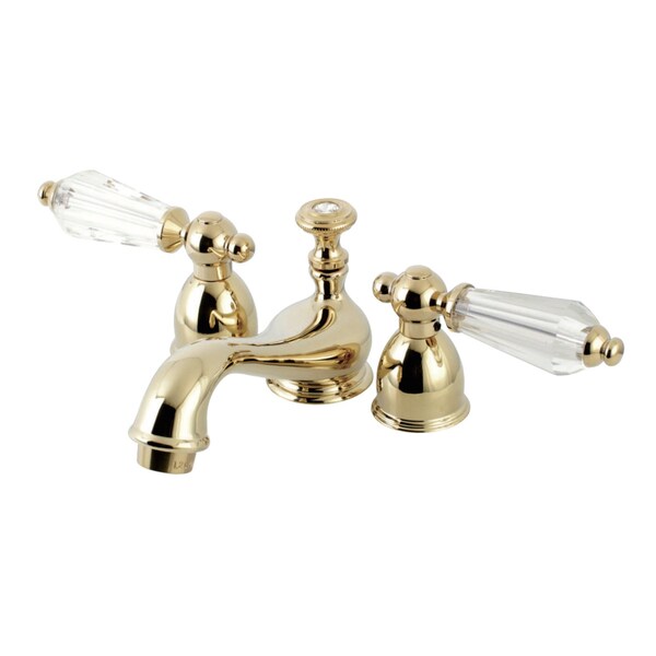 KS3952WLL Wilshire Mini-Widespread Bathroom Faucet W/Pop-Up, Brass
